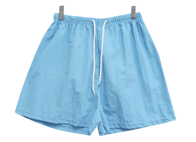 shorts sky blue color image-S3L5