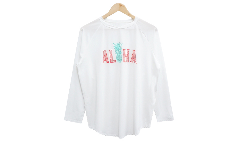 long sleeved tee white color image-S1L6