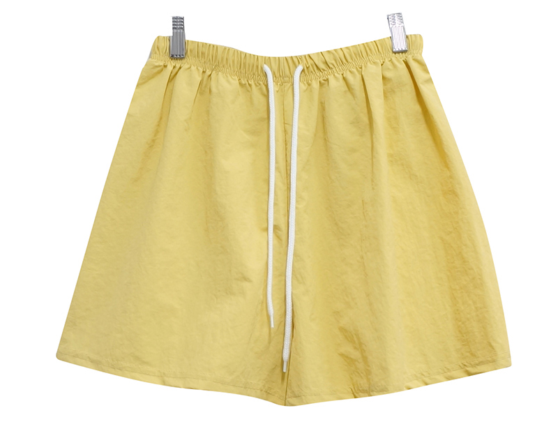 shorts yellow color image-S3L7
