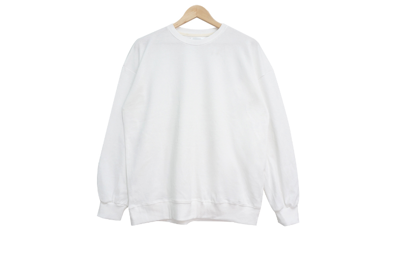 長袖Tシャツ ホワイト 商品カラー画像-S3L8