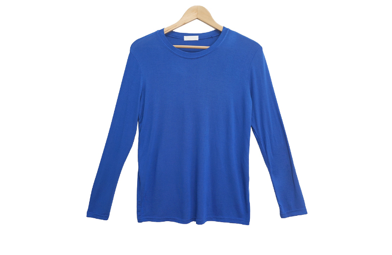 長袖Tシャツ ブルー 商品カラー画像-S1L12