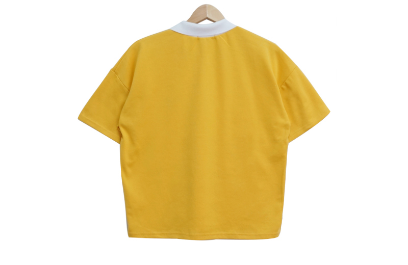 短袖T恤 mustard 彩色图像-S1L7