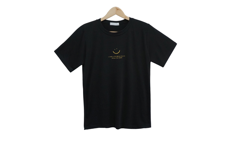 短袖T恤 charcoal 彩色图像-S1L8