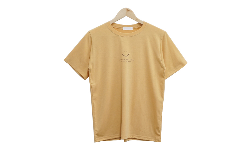 半袖Tシャツ マスタード 商品カラー画像-S1L9