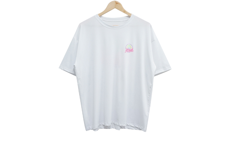 半袖Tシャツ ホワイト 商品カラー画像-S1L8