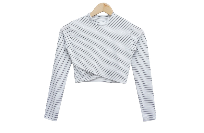 長袖Tシャツ ホワイト 商品カラー画像-S1L6