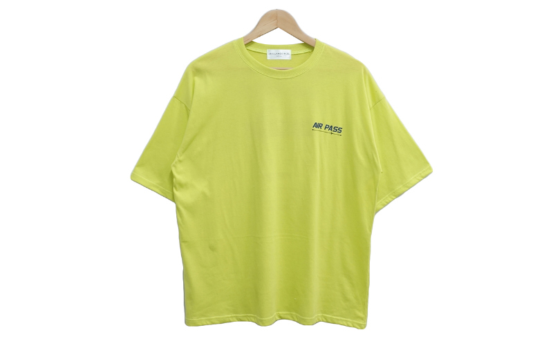 半袖Tシャツ ライム 商品カラー画像-S1L6