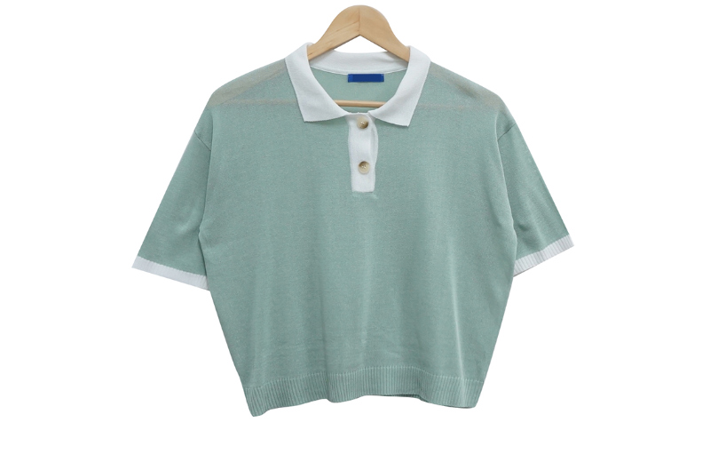 半袖Tシャツ ミント 商品カラー画像-S1L10